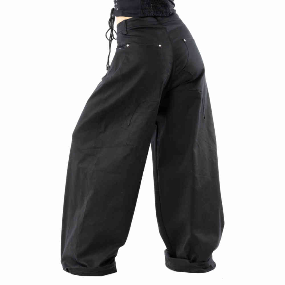 Heartless - Nocturne Long Leg Wijde broek - Zwart